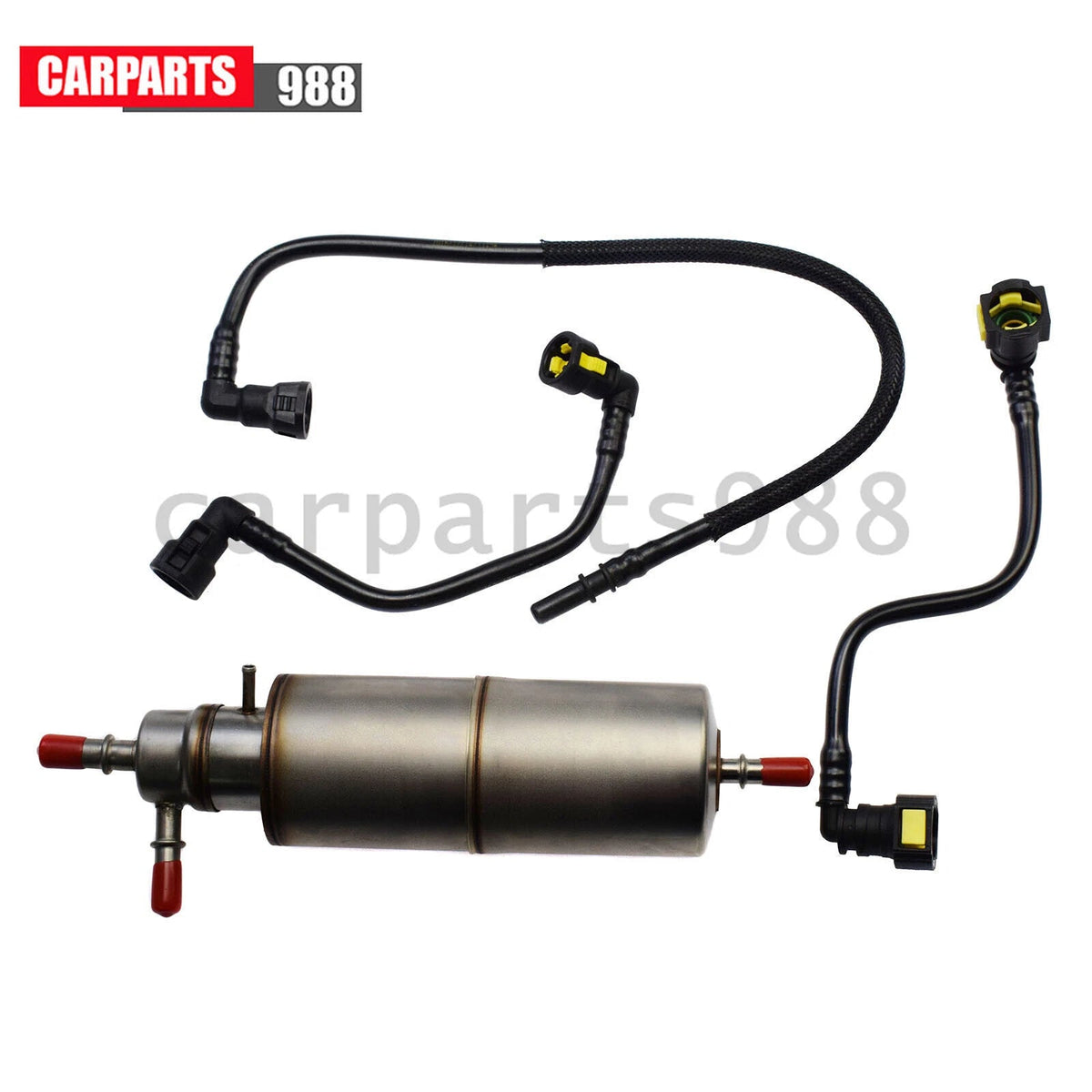 Fuel Filter + 3Pcs Fuel line Hose For Mercedes W163 ML320 ML430 ML55 1634770701 6B93BC-57