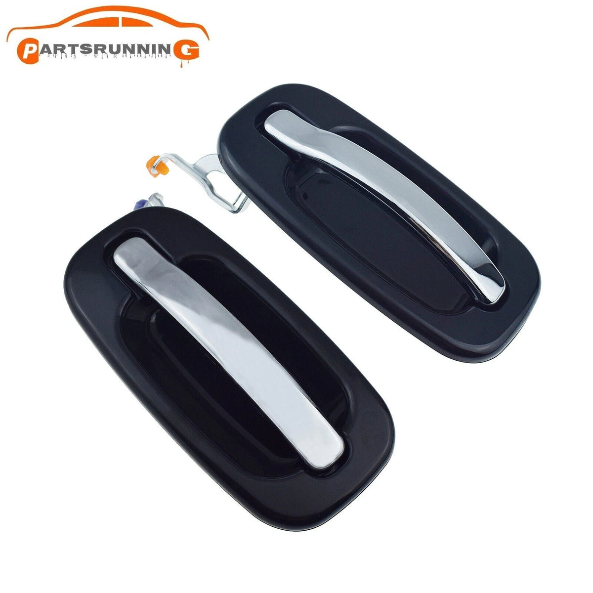 Rear Left Right Outside Door Handles Set for 99-06 Silverado Tahoe Sierra Yukon 6B93BC-57