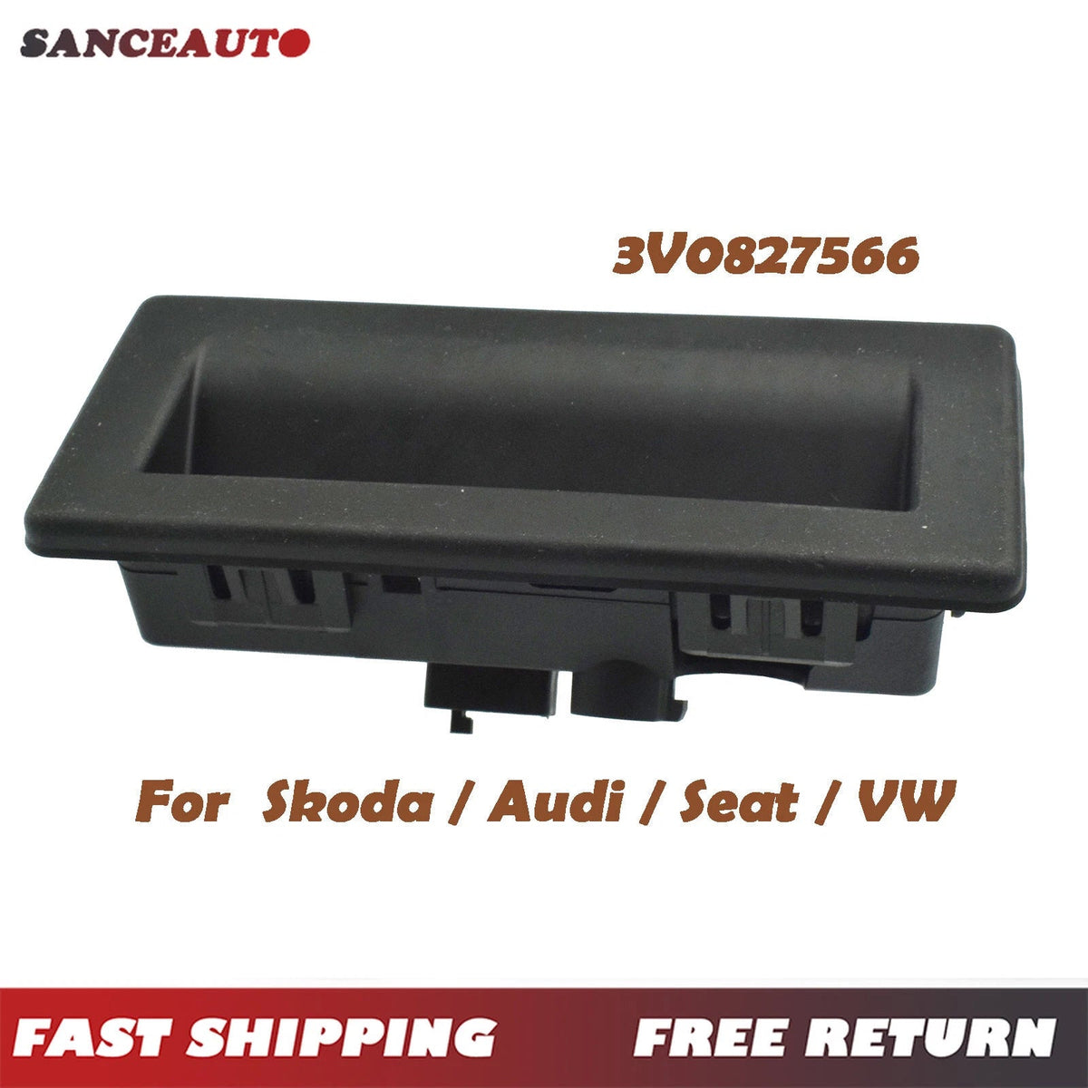 Rear Trunk Lock Release Handle Switch For Skoda Superb Audi A4 VW Seat 3V0827566 6B93BC-57