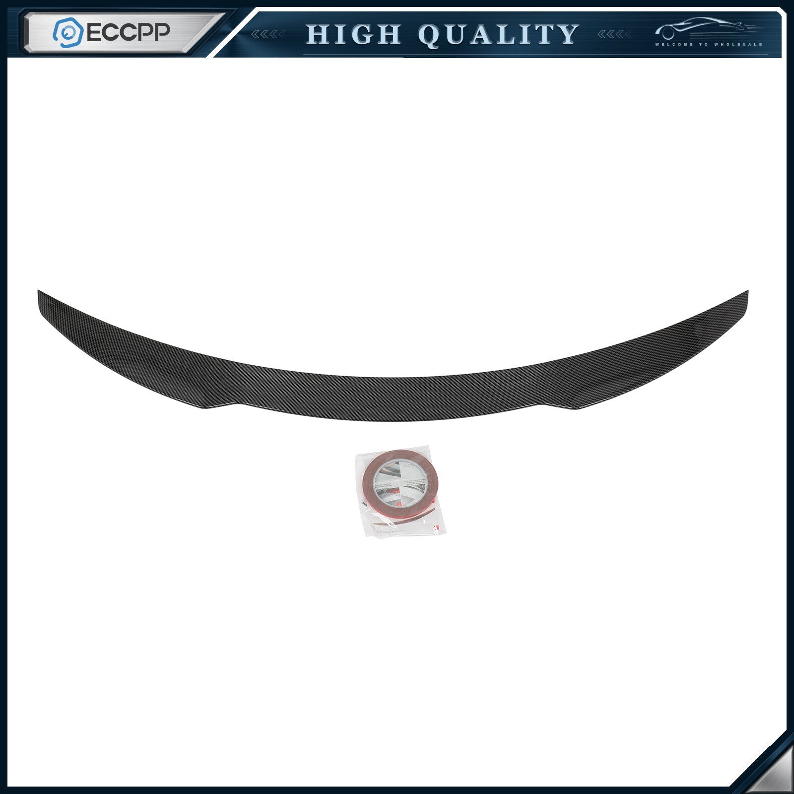 Glossy Look Fits 2017-2022 Infiniti Q60 Rear Spoiler 6B93BC-57