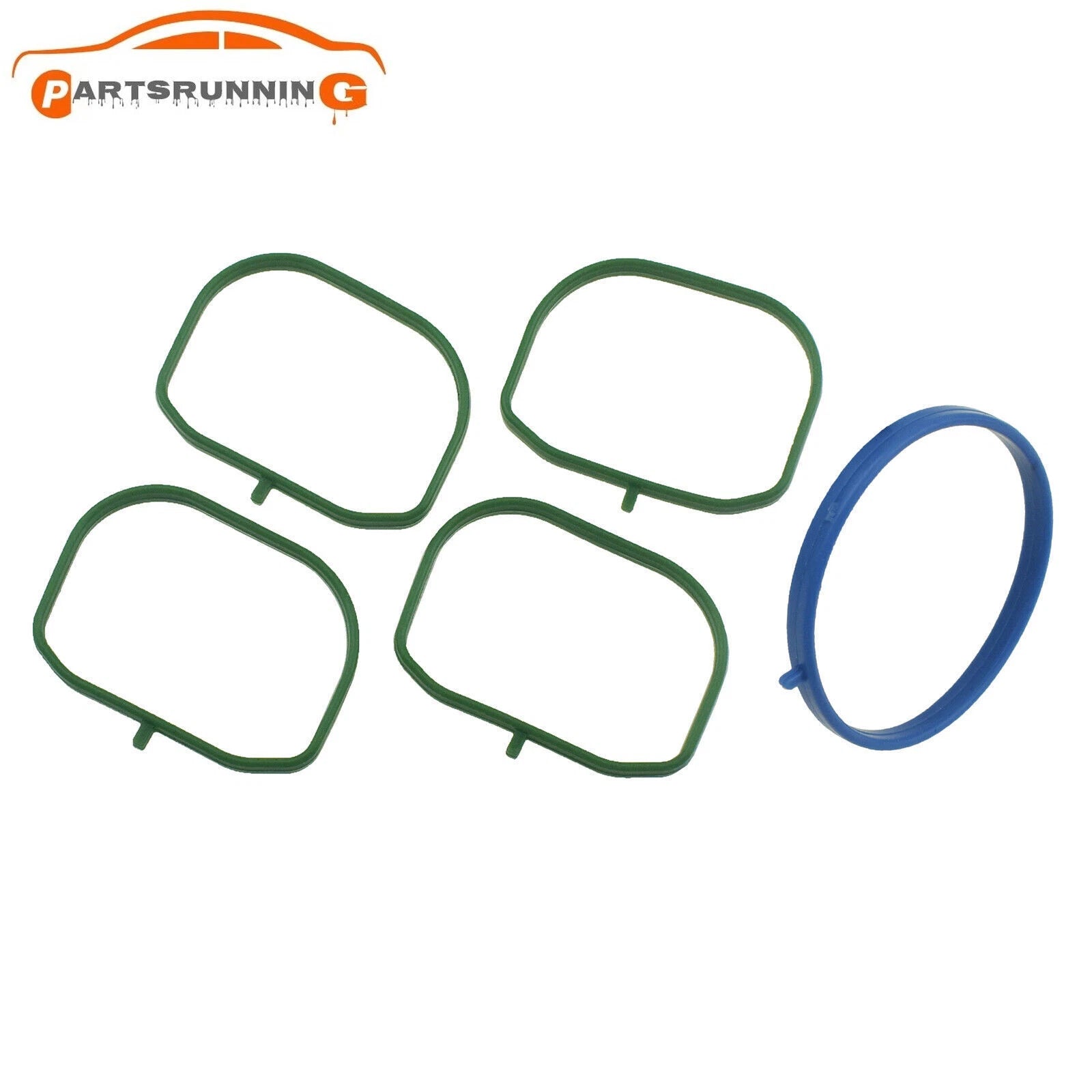 4PCS Intake Manifold Gasket W/ Valve Gasket Set For Mazda 3 5 6 2.0 2.3 GG GH 6B93BC-57