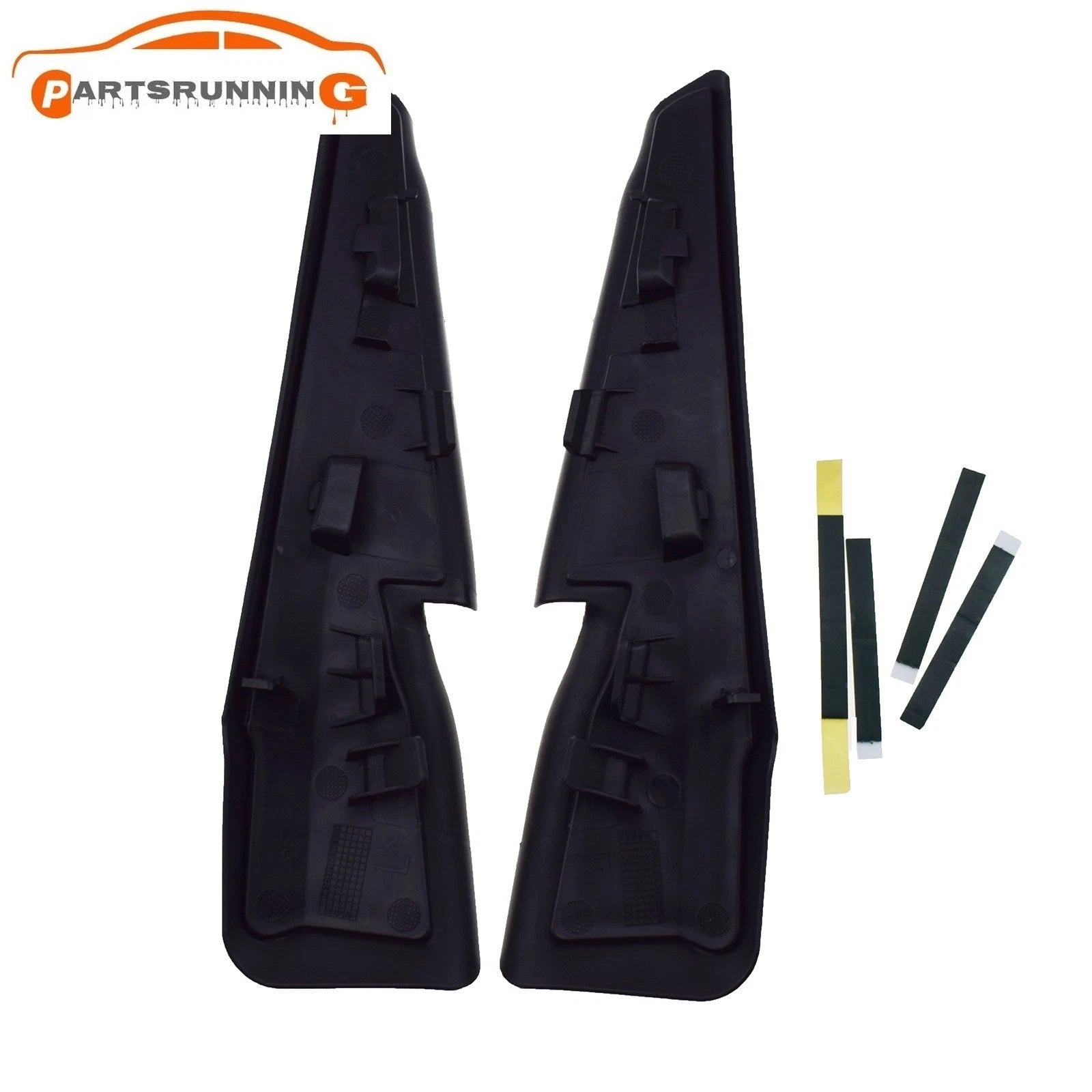 Pair Front Windshield Wiper Side Cowl Trim Cover For Peugeot 208 2008 96748542XT 6B93BC-57