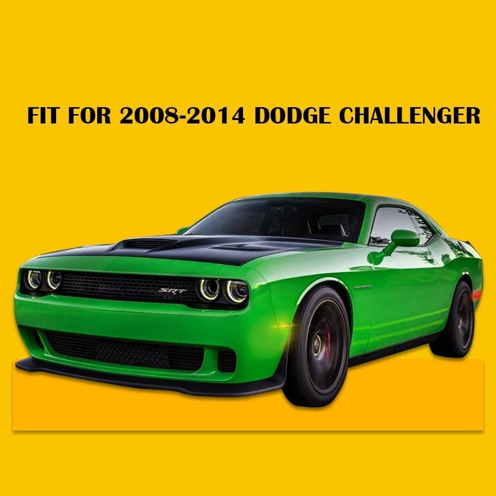 2x Smoked Lens Front Bumper LED Side Marker Light For 2008-2014 Dodge Challenger 6B93BC-57