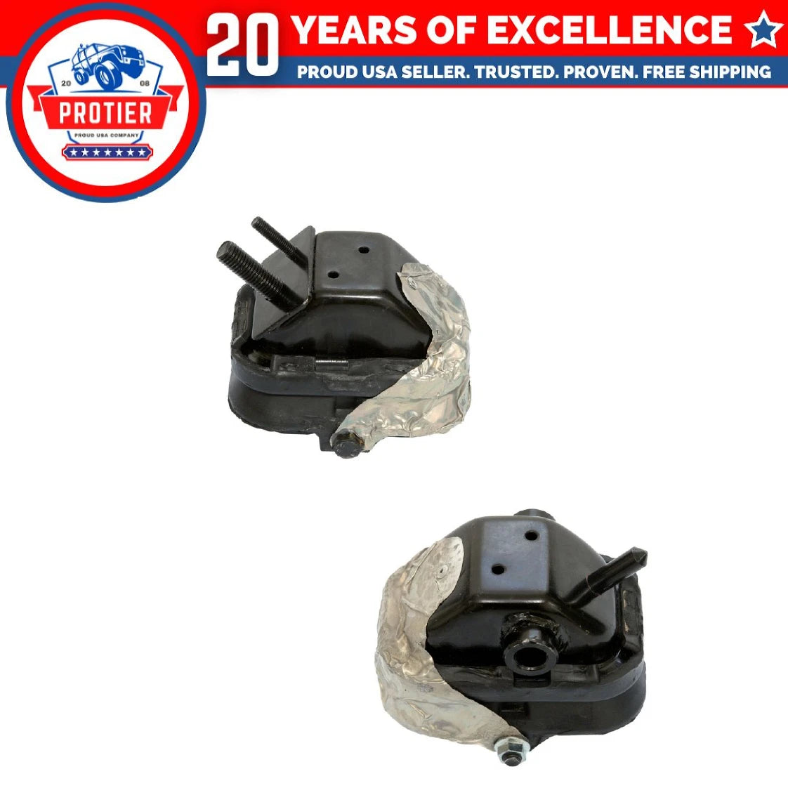 Front L & R Motor Mount 2PCS Fit 2004 Ford Expedition F-150 / Lincoln Navigator 6B93BC-57