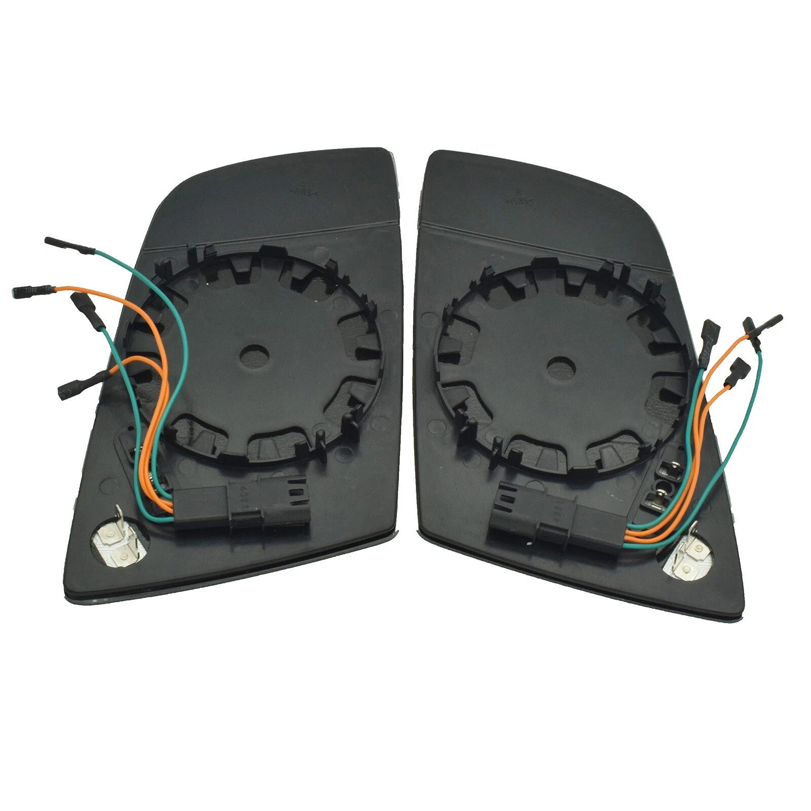 Left Right 4 Pin Door Mirror Glass W/ Connector Heated For BMW E60 E61 E63 E64 6B93BC-57