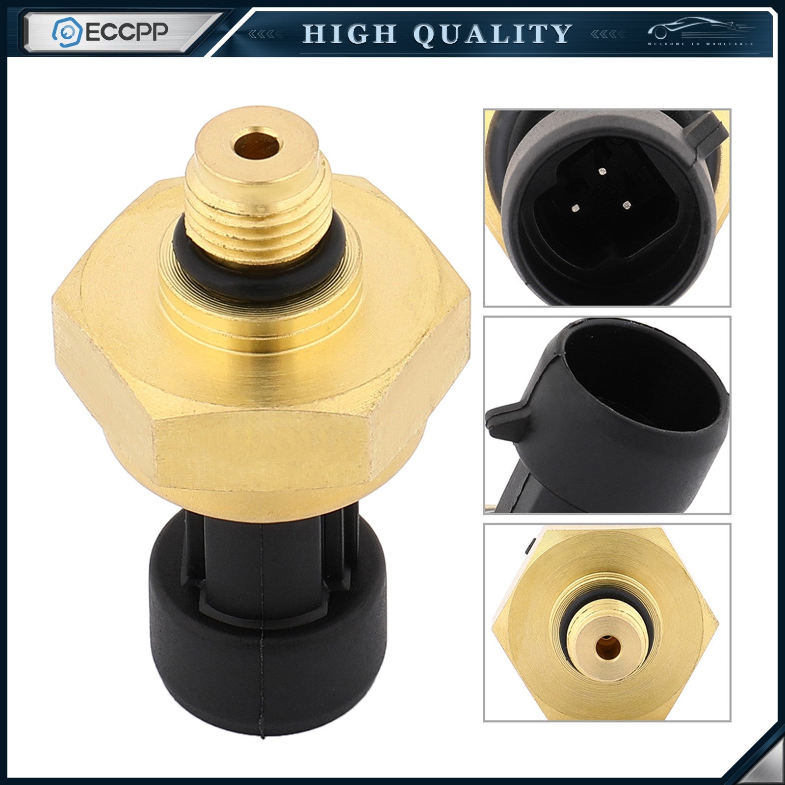 ECCPP Manifold Absolute Pressure MAP Sensor 1846481 Fits Navistar Ford 6.4L ECCPP