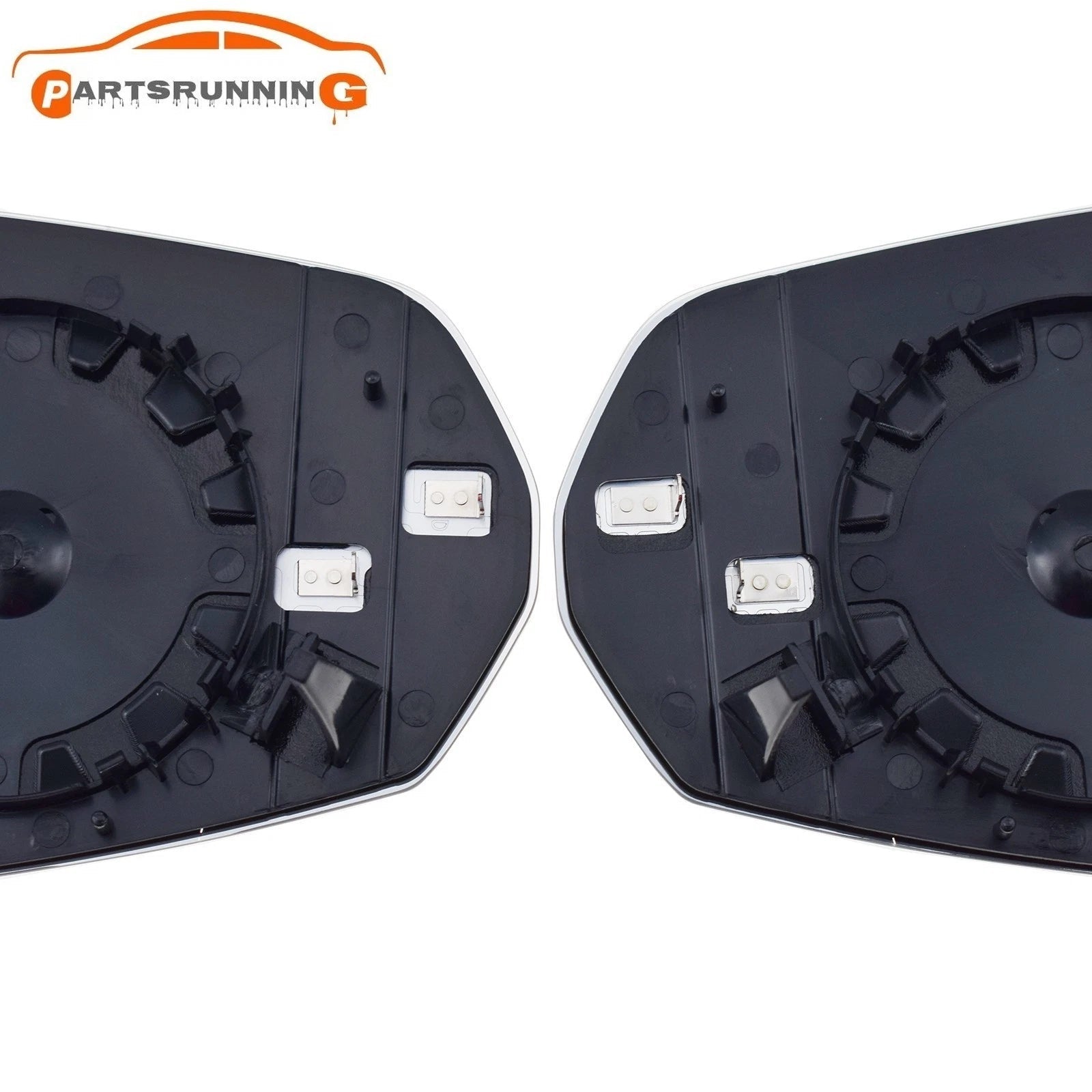 2pcs Pair Rearview Mirror Glass Heated for Audi Q3 2019-2023 Q2/Q2L 2018-2022 6B93BC-57