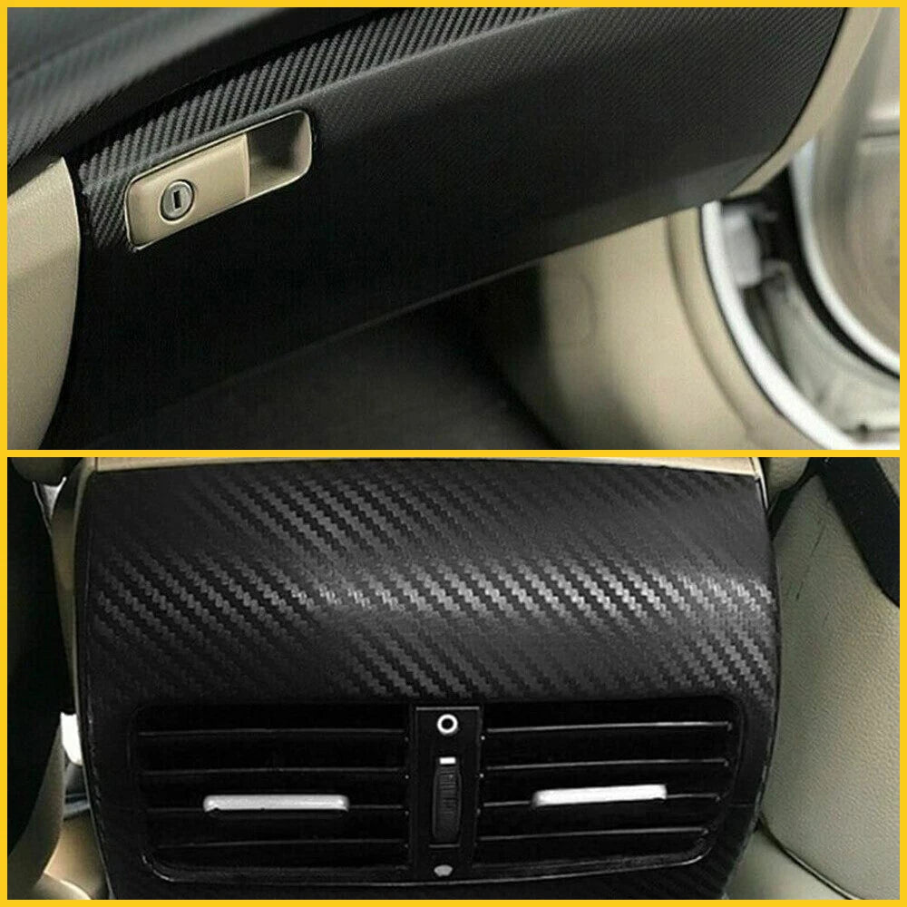 Carbon Fiber Style Decor Interior Kit Cover Trim 29PC For Honda Accord 2008-2012 6B93BC-57