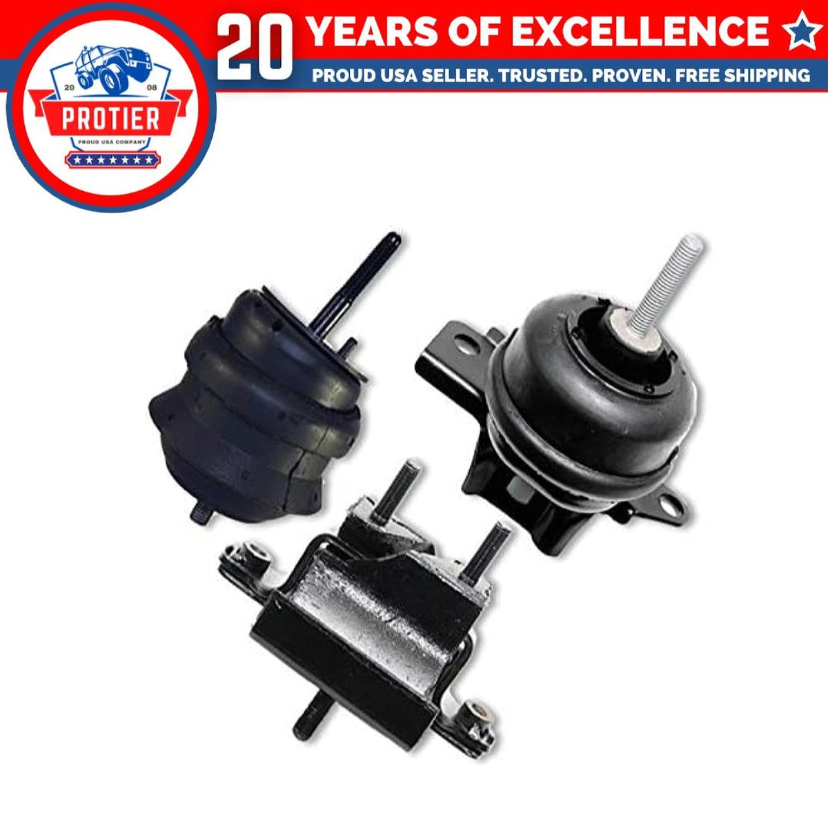 Fits 1998-2004 Cadillac Seville 4.6L Engine Motor & Right Trans Mount Set 3pcs 6B93BC-57