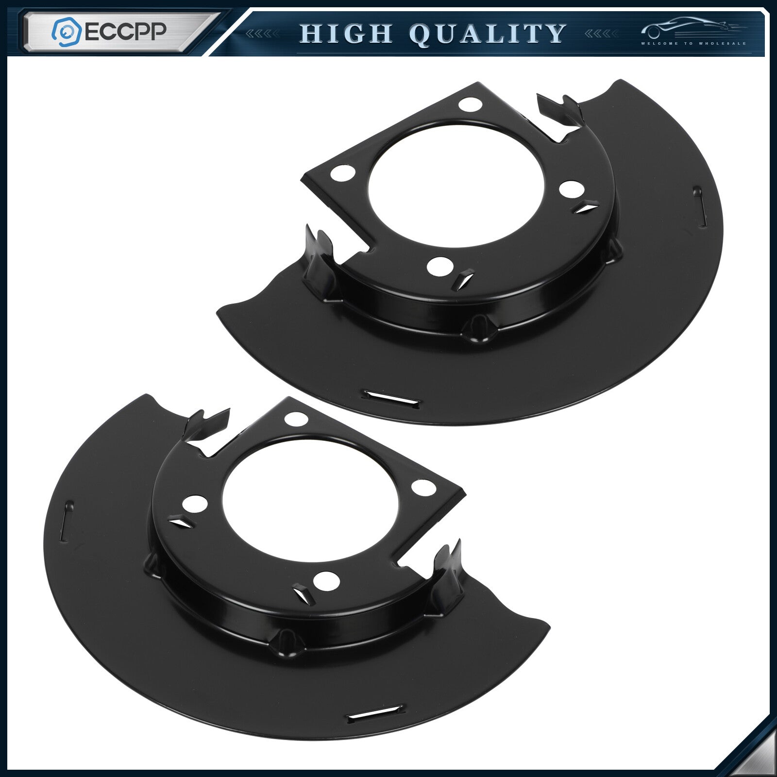 Front 947-073 Brake Dust Shield Fits For Chevrolet Express GMC Savana 6B93BC-57