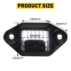 For Ford E150 E250 E350 E450 Econoline Van Rear License Plate Light Lamp OEM 6B93BC-57