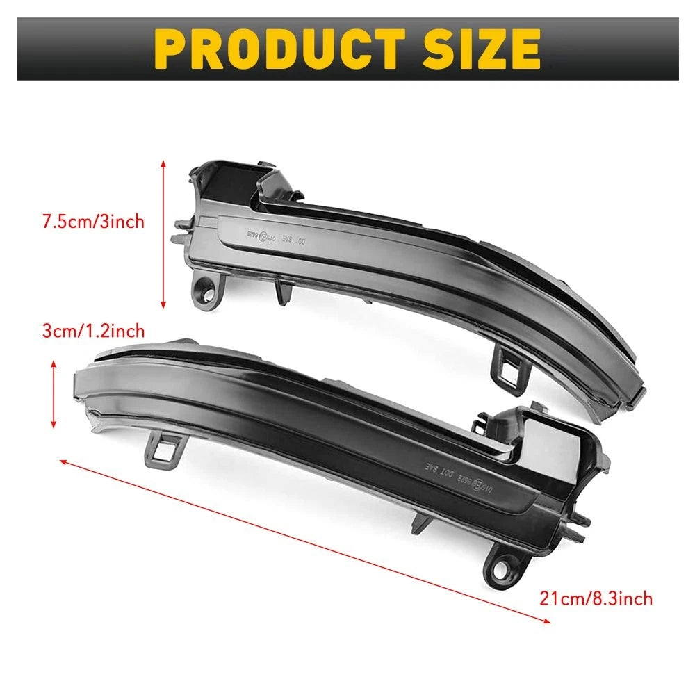 Smoked Turn Signal Lamp LED Side Mirror Light For BMW 4 3 2 1 Series F30 F35 F80 6B93BC-57