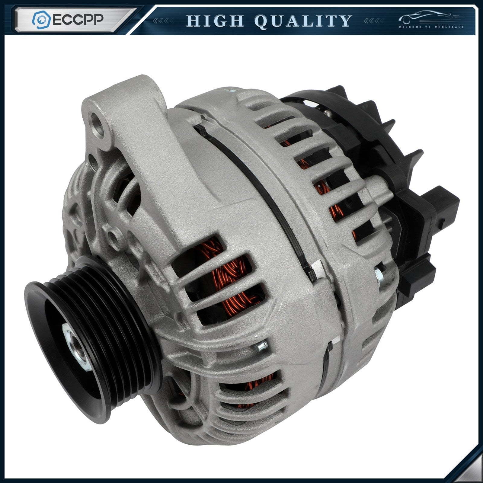 Alternator for 11065 Audi A4 3.0L 2976cc 2002 2003 2004 2005 078-903-016RX ECCPP 6B93BC-57