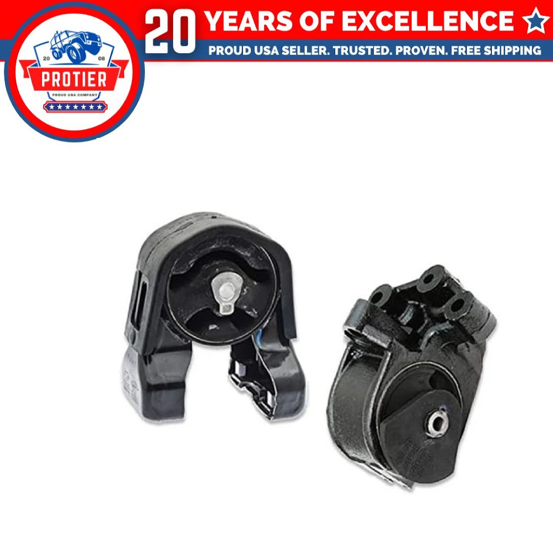 Motor & Trans Mount 2PCS Set Fit Hyundai Entourage 3.8L / KIA Sedona 3.5/3.8L 6B93BC-57