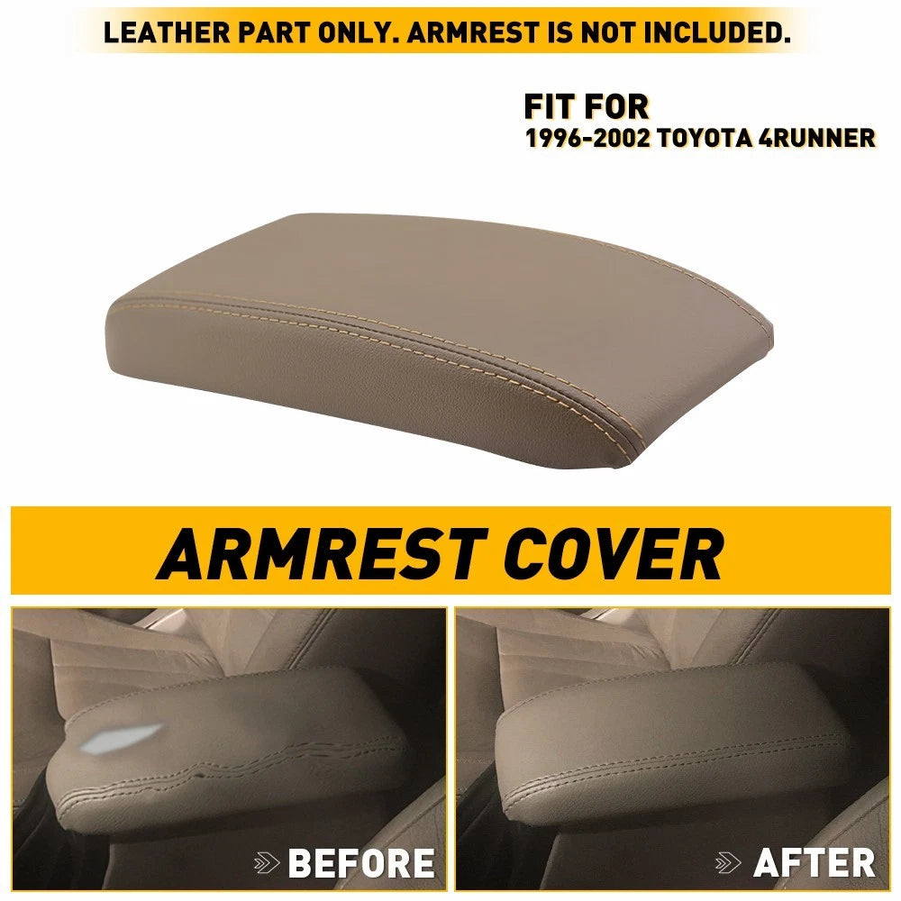 Center Console Armrest Lid leather Cover Oak Tan for 1996-02 Toyota 4Runner EOA 6B93BC-57