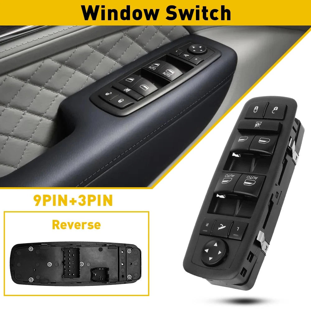Power Window Switch For 2014-2017 Jeep Cherokee 2.4L 3.2L Front Driver Side EOA 6B93BC-57