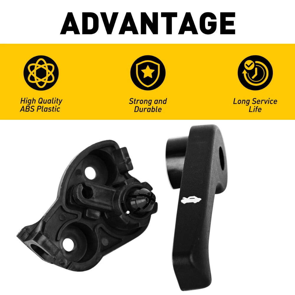 For 11-19 Hyundai Sonata 11-16 Kia Optima Hood Latch Release Handle Base Black 6B93BC-57