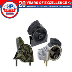Motor Mount Set for Toyota Corolla 1.6L 2WD AUTO Trans 3 Spd 90-92 3PCS: A6227, 6B93BC-57