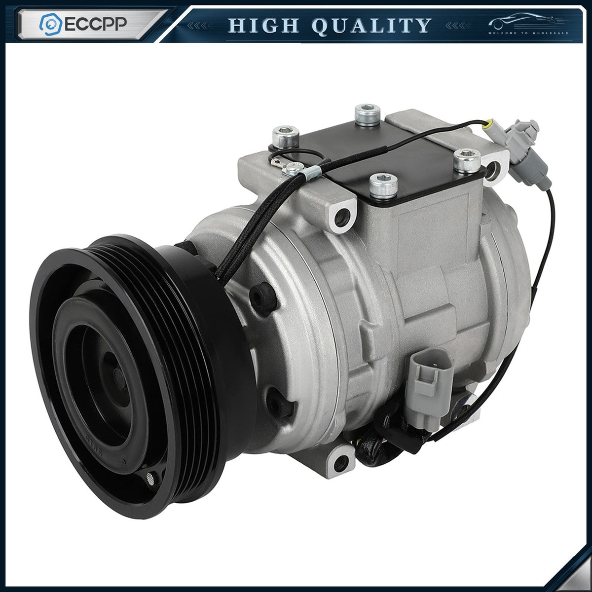 A/C Compressor with Clutch For Toyota RAV4 1998 1999 2000 4710302 6B93BC-57