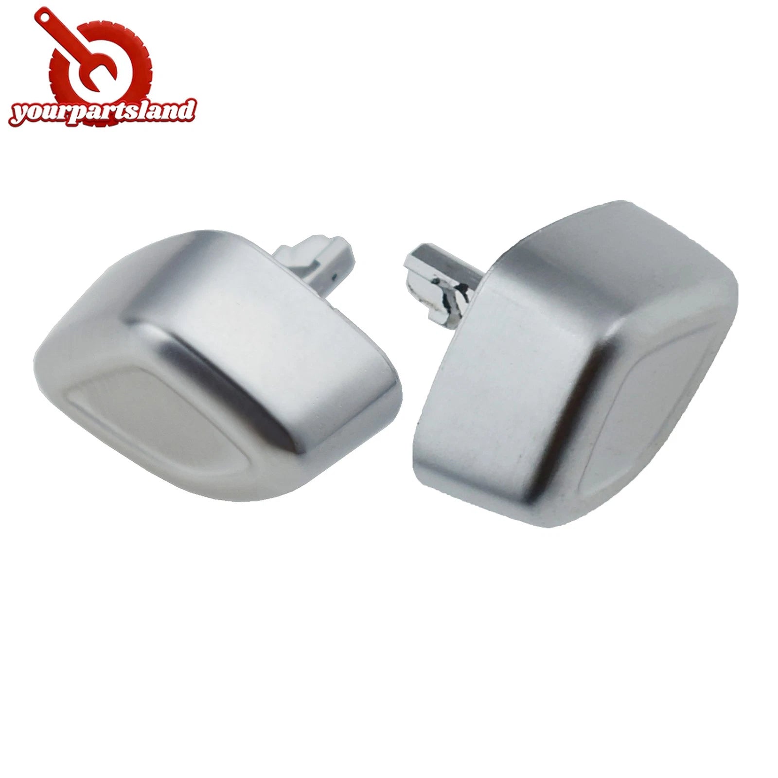 Silver Seat Headrest Switch Button Cover Left Right For Mercedes W212 W166 W292 6B93BC-57