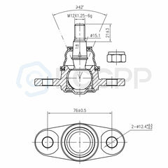 For 2006-2011 Hyundai Accent 6PCS Front Lower Control Arms Ball Joints Sway Bars 6B93BC-57