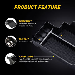 Center Console Storage Box Insert Organizer Tray For 2015-19 GMC Canyon Part EOA 6B93BC-57