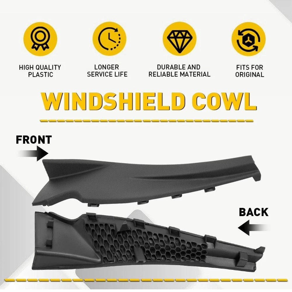 For 2013-20 Nissan Pathfinder Front Left Windshield Wiper Cowl Extension Cover A 6B93BC-57