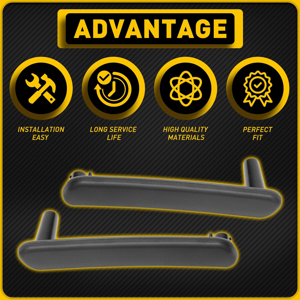 Pair Left+Right Inside Door Pull Open Handle For Mitsubishi Eclipse 2006-2012 EA 6B93BC-57