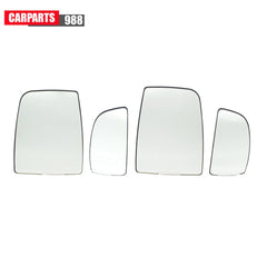 4Pcs Left+Right Side Tow Upper+Lower Mirror Glass For 15-22 Ford Transit 150 250 6B93BC-57