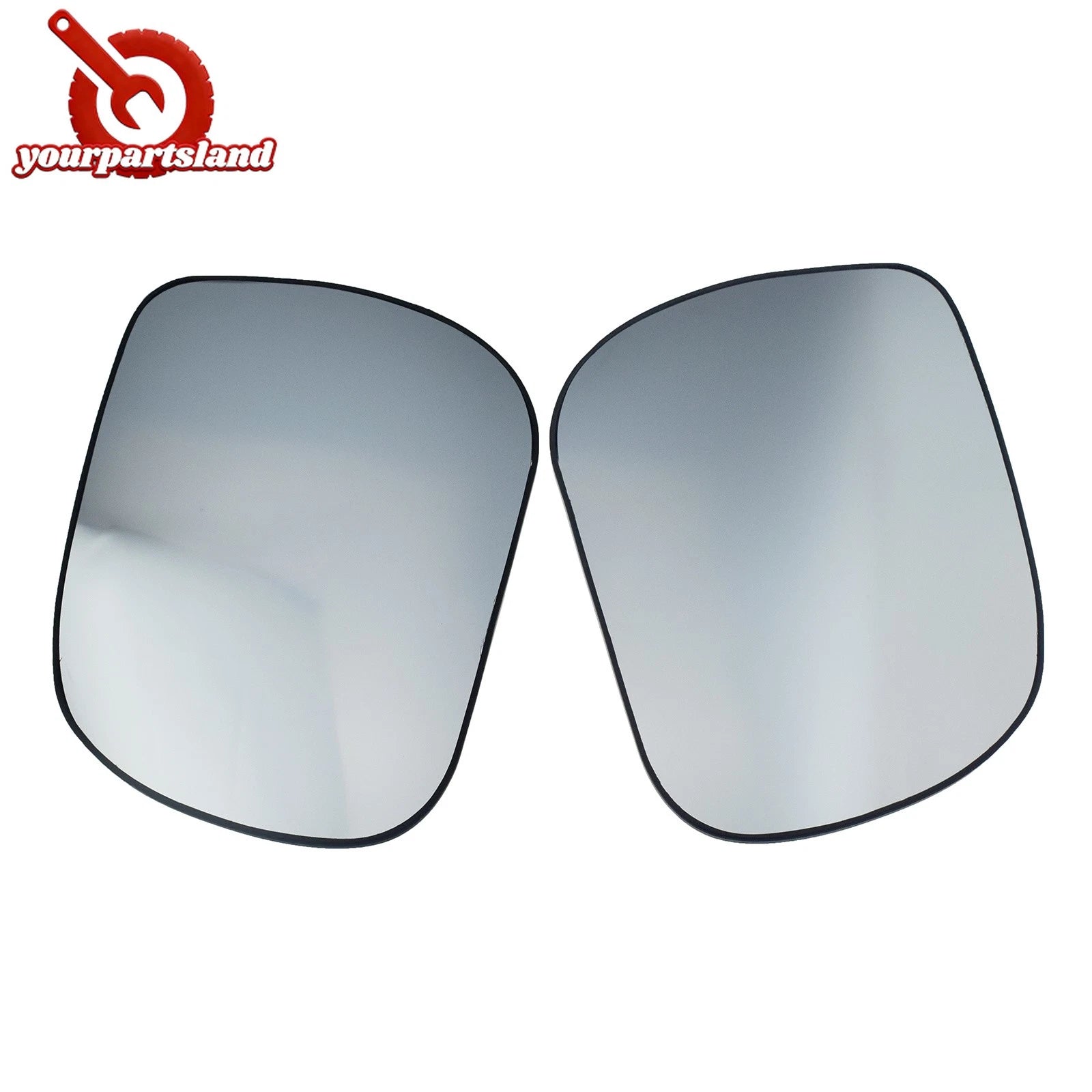 2PC Mirror Glass W/ Plate Heated For Toyota RAV4 2006-2012 8796142790 8793142890 6B93BC-57