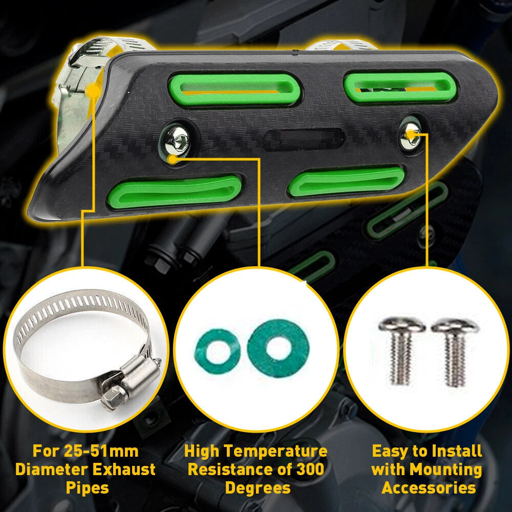 Pipe Heat Shield Guard Protector For Kawasaki KX250F KX450F 4-Stroke 2006-2022 A 6B93BC-57