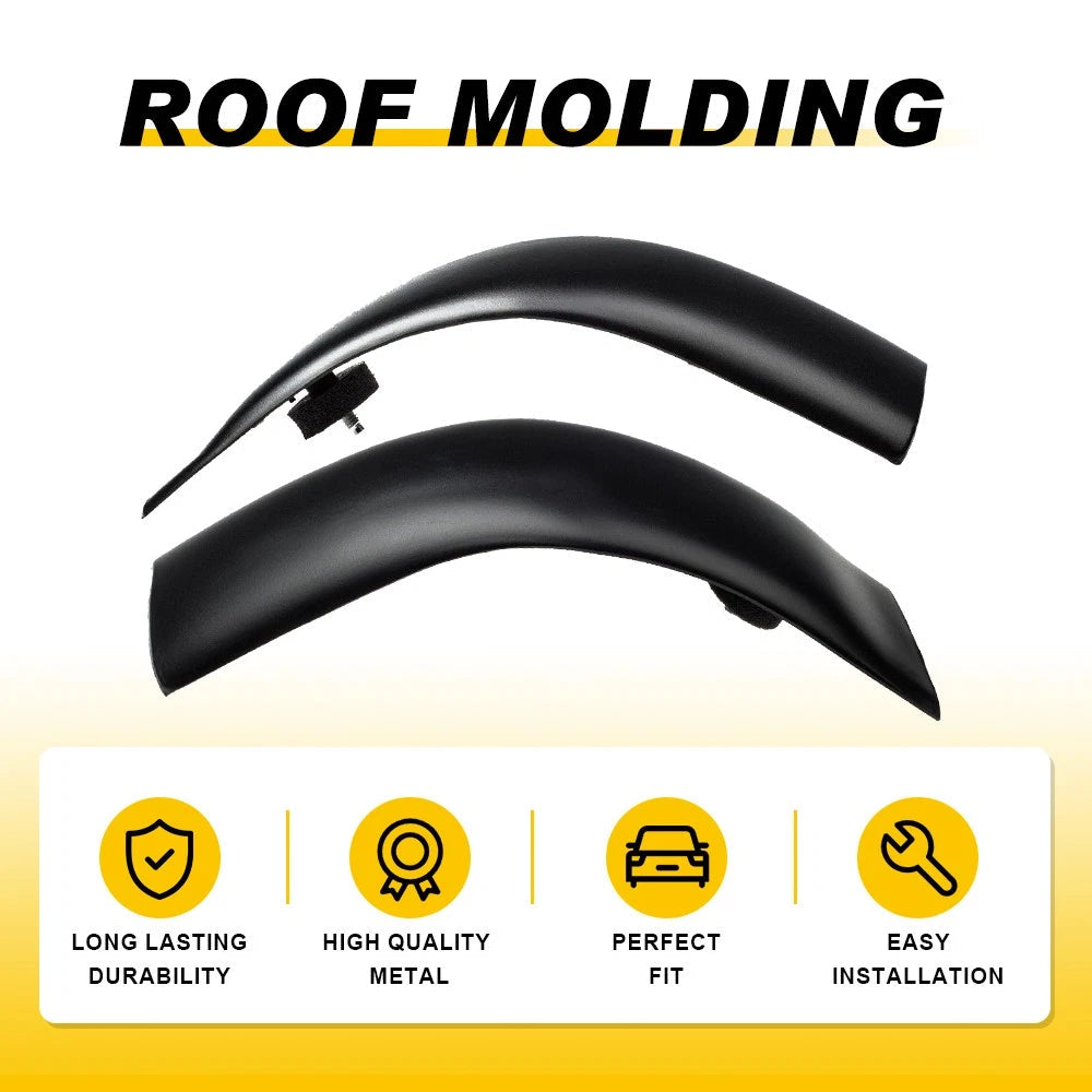 For thru 99 07 Super Duty Ford Cab Corner Moldings RH & LH PAIR -Reg & Crew ONLY 6B93BC-57