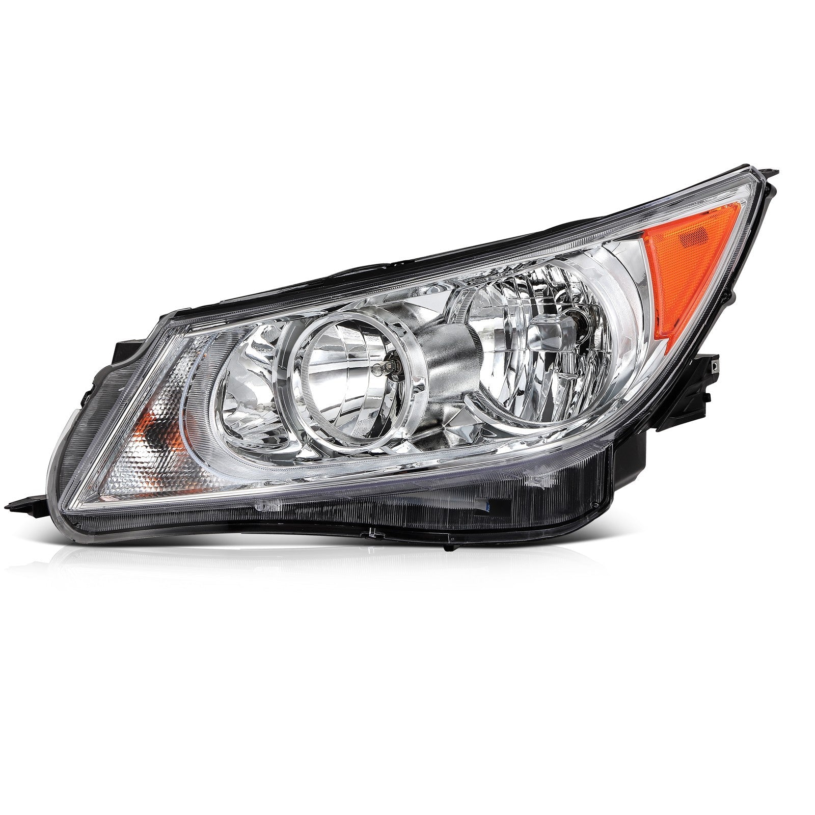 For 2010 2011-2013 Buick LaCrosse Chrome Housing Left+Right Headlights Assembly 6B93BC-57