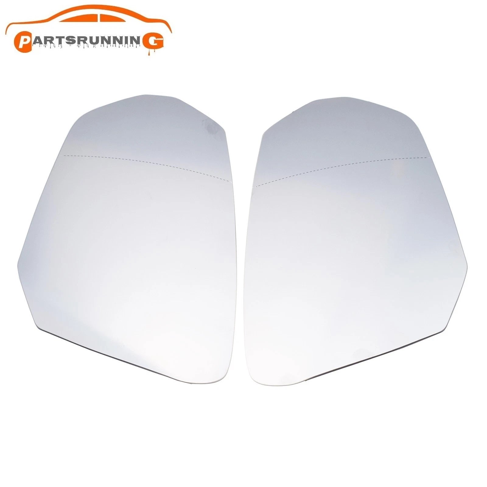 2pcs Pair Rearview Mirror Glass Heated for Audi Q3 2019-2023 Q2/Q2L 2018-2022 6B93BC-57