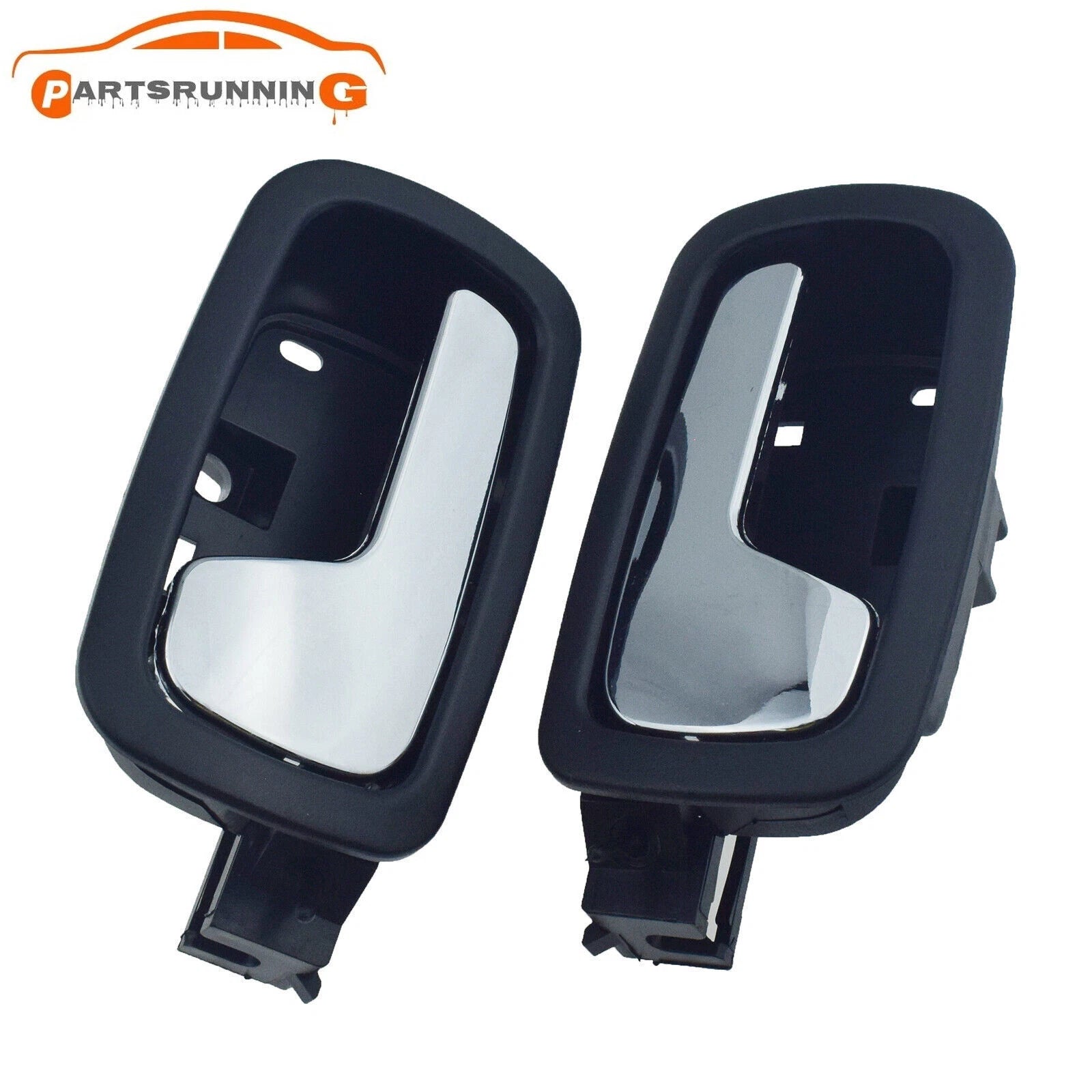 LH & RH Front Interior Door Handle Pair For 05-10 Chevy Cobalt 07-09 Pontiac G5 6B93BC-57