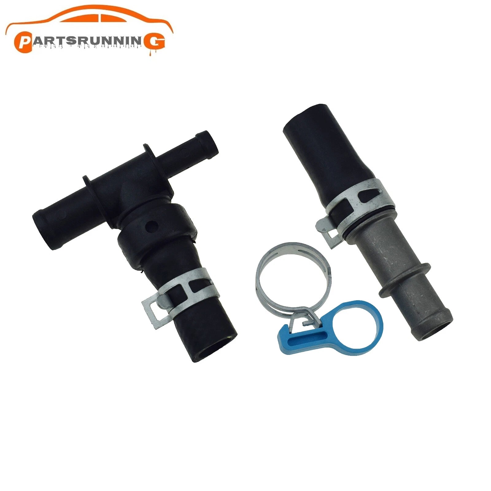 2X Heater Hose Outlet Pipe For Nissan Frontier Xterra Pathfinder 92408EA000 6B93BC-57