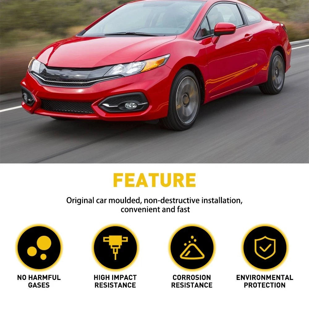 For HONDA CIVIC 2012-2015 Coupe 4PCS Sedan Front Rear Splash Guards Mud Flaps EA 6B93BC-57
