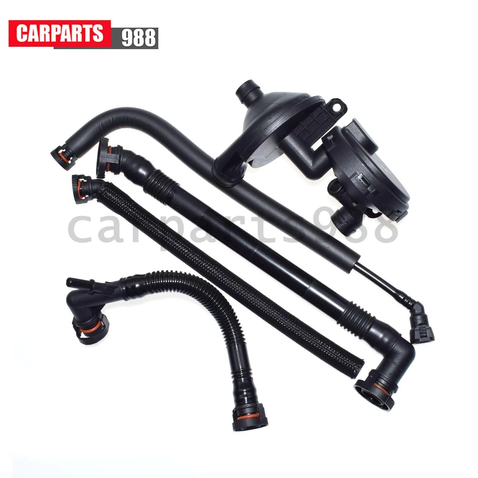5Pc Crankcase Vent Valve + Breather Hose Kit For BMW E46 X3 Z3 325Ci 320i 325i 6B93BC-57