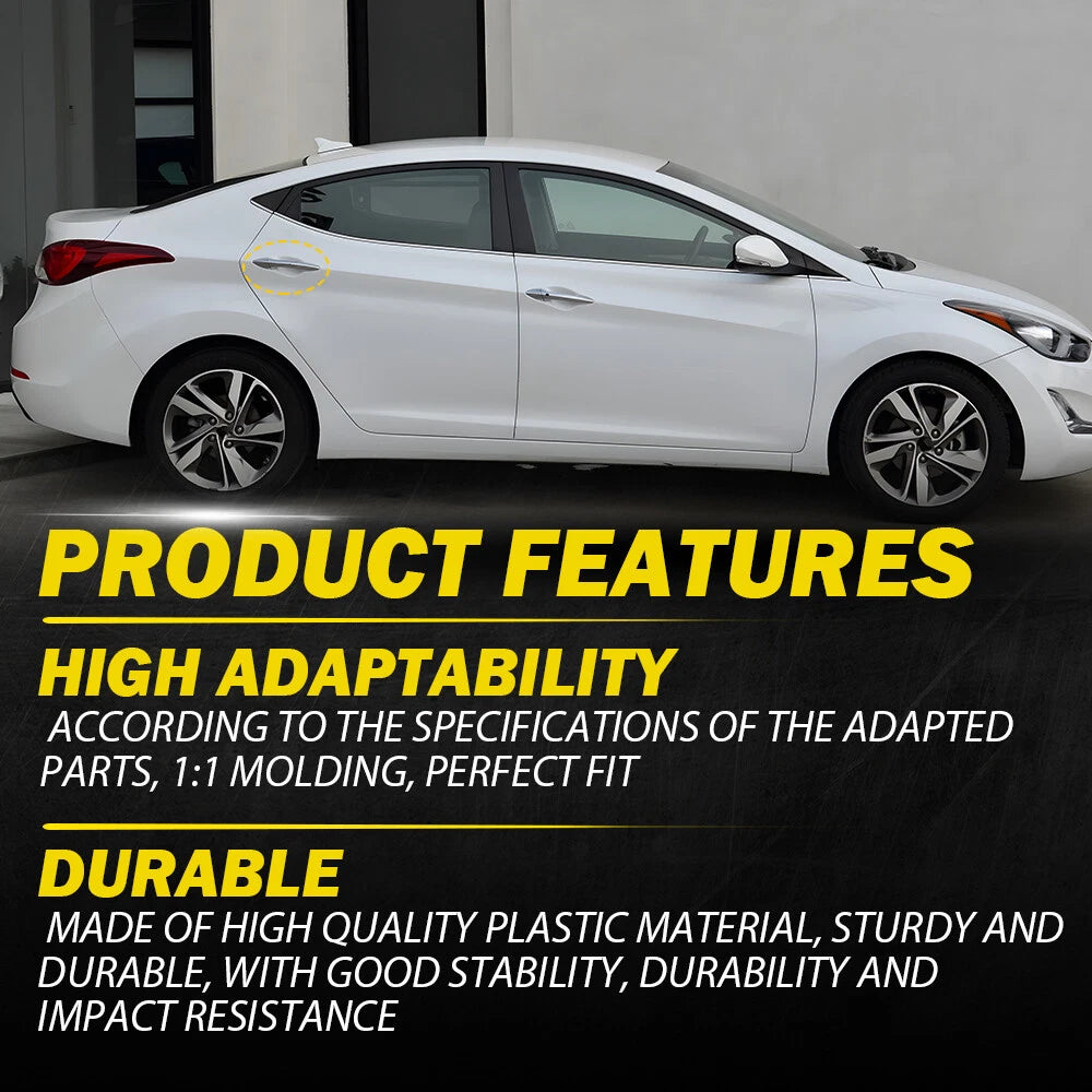 Rear Right Passenger Exterior Door Handle Chrome For 2011-2016 Hyundai Elantra A 6B93BC-57