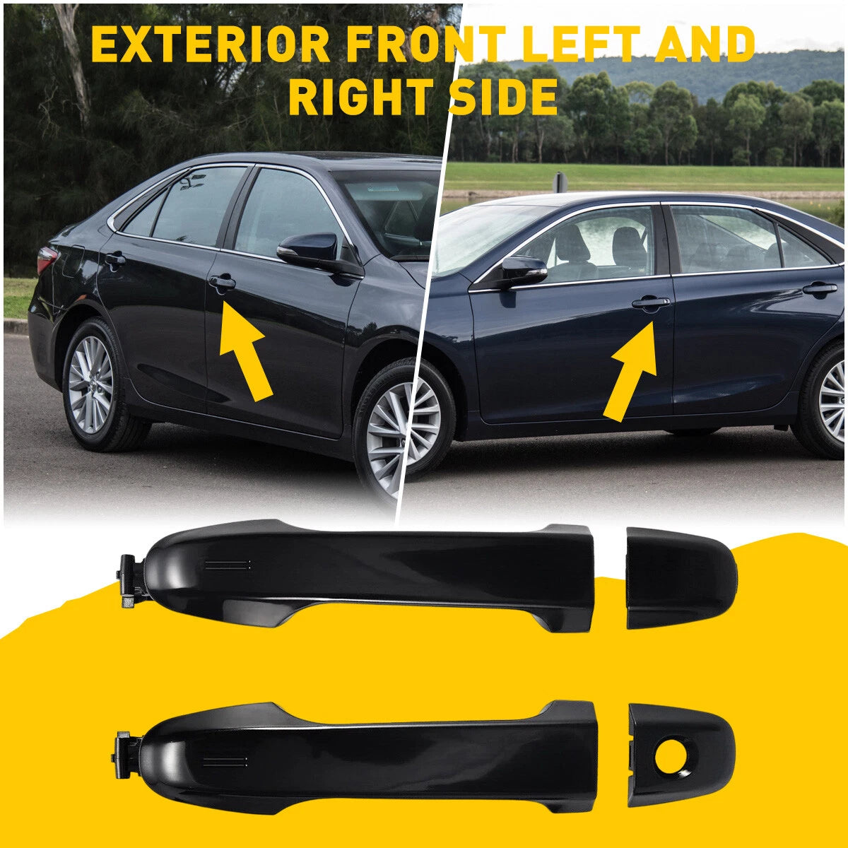 Fits 2012-2017 Toyota Camry Front Outside Outer Car Door Handle Front Left Right 6B93BC-57