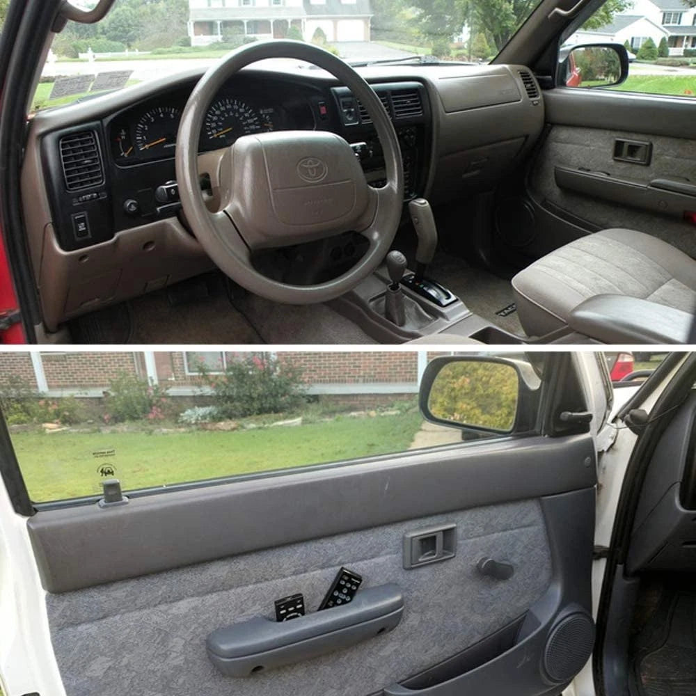 Fit for 95-00 Tacoma Truck Pickup Inner Inside Interior Door Handle Set Gray EOA 6B93BC-57