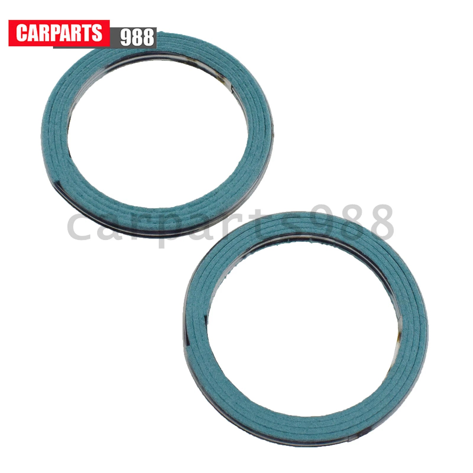 Set of 2 Exhaust Pipe Gaskets For Toyota Tacoma 4Runner Tercel T100 90917-06061 6B93BC-57