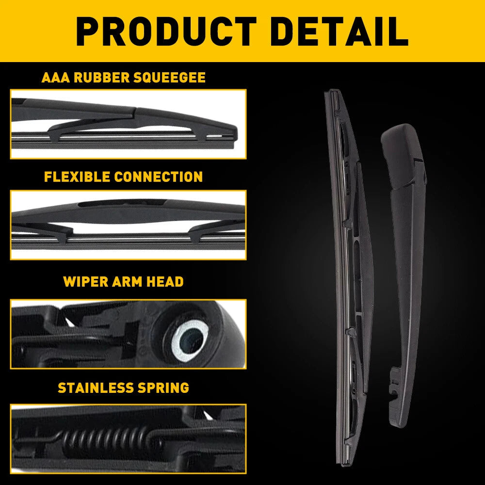 Rear Wiper Arm with Blade For 2004-2014 MURANO NISSAN Replaces 28781-1FC0A EOA 6B93BC-57