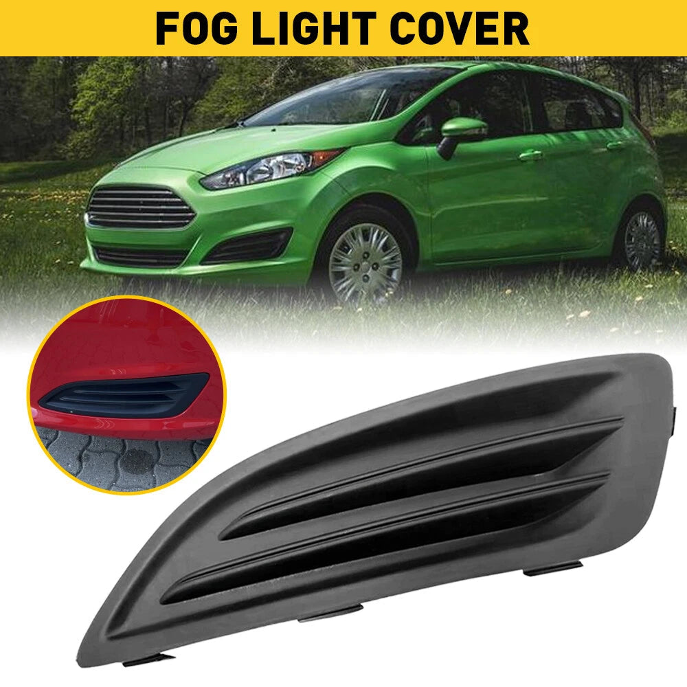 Front Left Driver Side Bumper Fog Lights Cover Bezel For 2014-2019 Ford Fiesta A 6B93BC-57