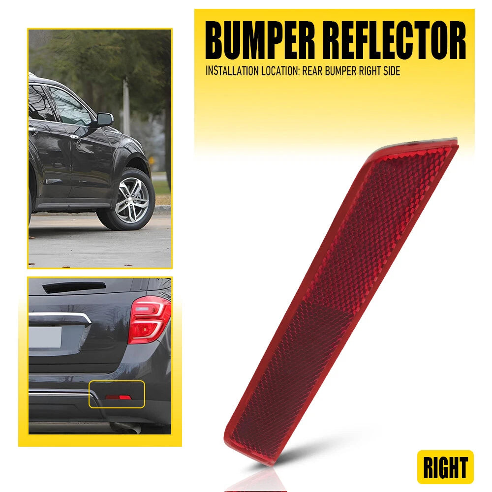 Rear Driver Bumper Reflector For 2010-17 Chevrolet Equinox 25803057 GM1184110 EA 6B93BC-57