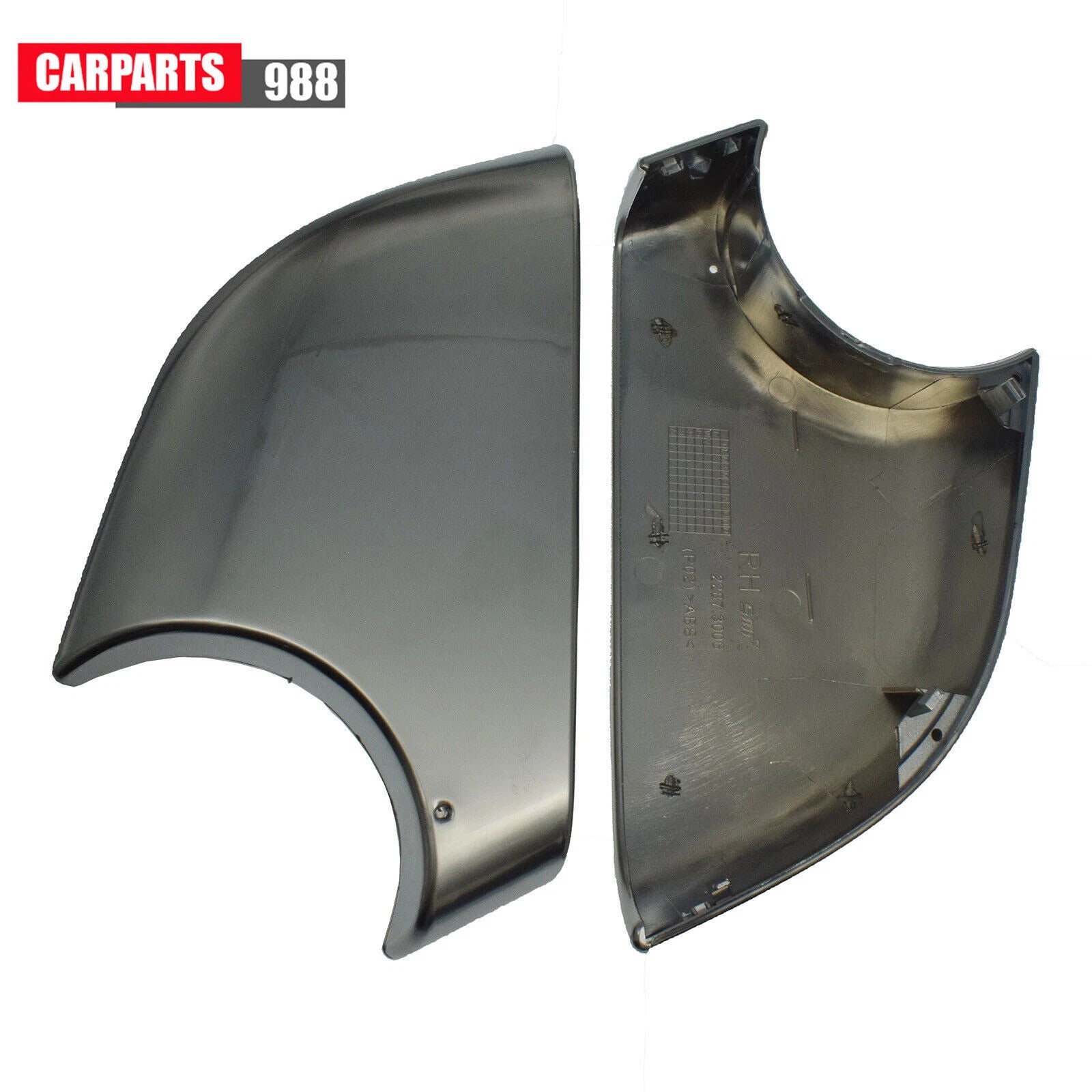 Left Right Rearview Door Mirror Cover Holder Lower For 2017-2022 Tesla Model 3 6B93BC-57