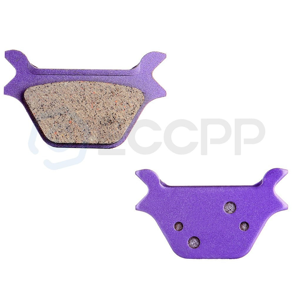 2 Pair Brake Pads For 1993-99 Harley-Davidson Low Rider FXDL Dyna Carbon Fiber 6B93BC-57
