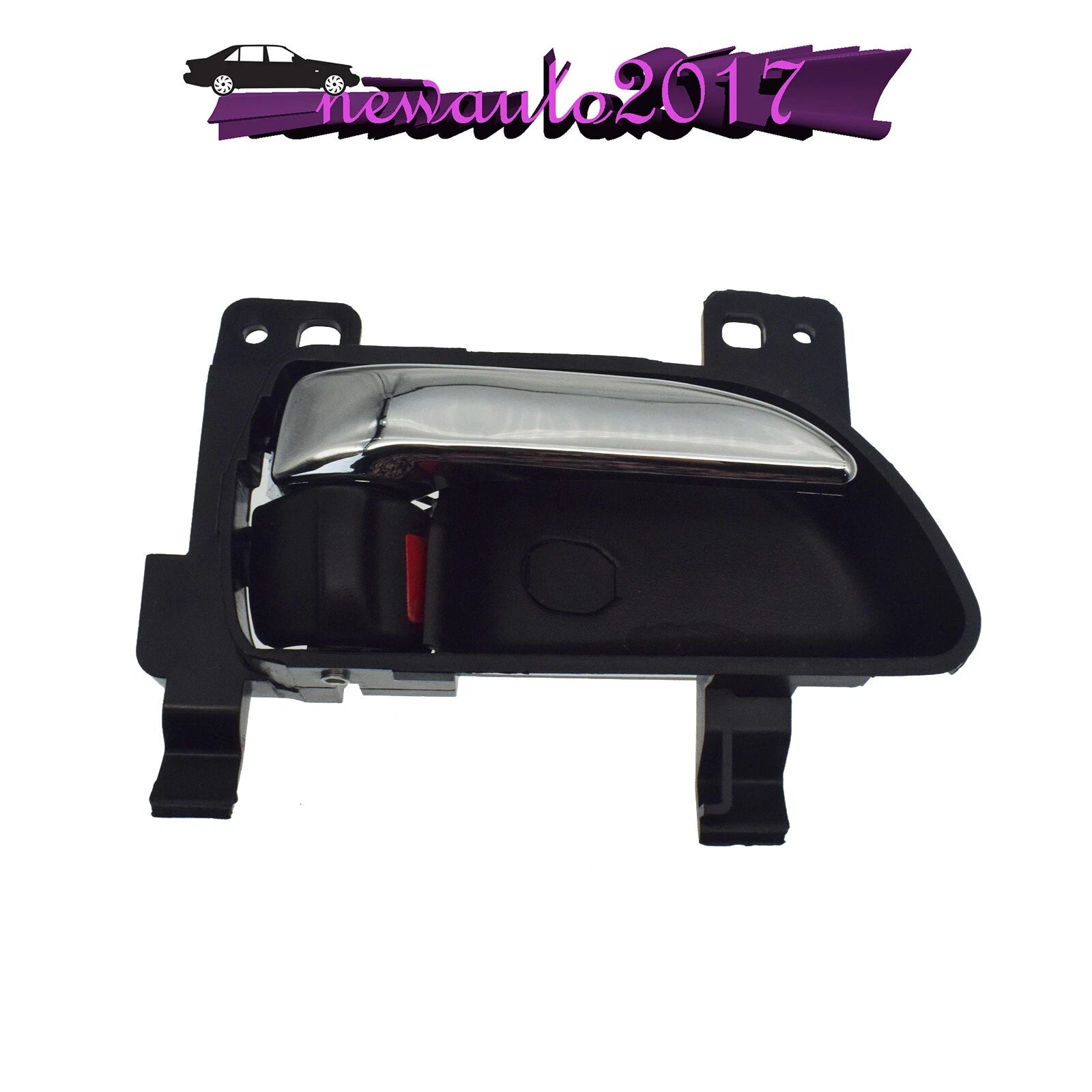 Right Inner Interior Inside Door Handle Black w/ Chrome For Subaru 61051FJ021VH 6B93BC-57