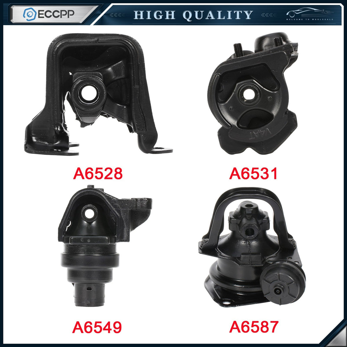 ECCPP Engine Motor Mount Kits For 1994-1997 Honda Accord 2.2L Autoautomatic KOEEP