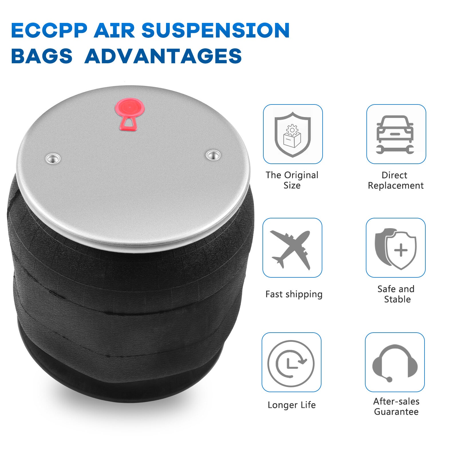 Air Suspension Spring Bag W01-358-9069 1R12-069 For Peterbilt Goodyear ContiTech 6B93BC-57